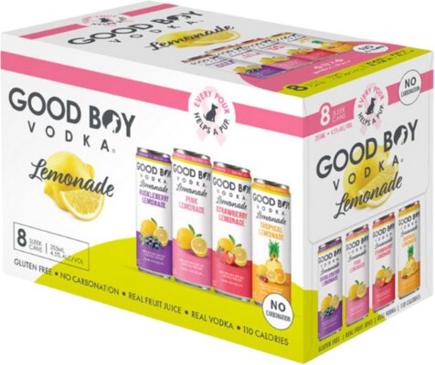 Good Boy Vodka Lemonade Variety Pack