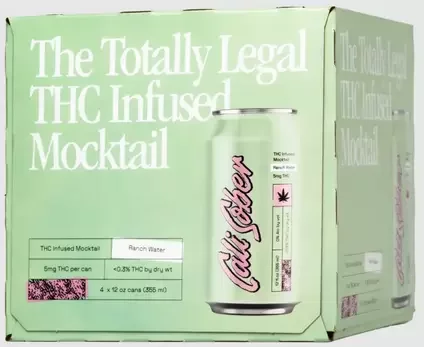 CALI SOBER THC 5MG RANCH WATER