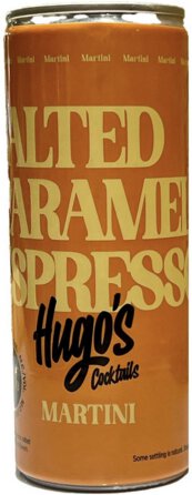 Hugo's Cocktails Salted Caramel Tequila Espresso Martini 250ml