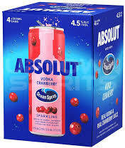 ABSOLUT OCEAN SPRAY CRANBERRY