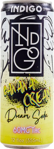Indigo Banana Cream 60mg THC Soda