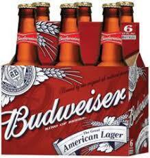 Budweiser 6 Pack Bottles