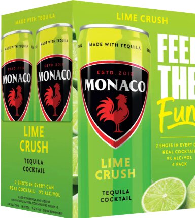 Monaco Tequila Lime Crush 4-Pack Can