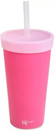 SILIPINT Straw Tumbler - Pink