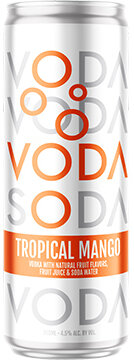 VODA SODA TROPICAL/MANGO CAN 355ML