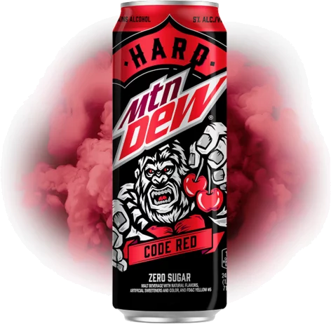HARD MOUNTAIN DEW CODE RED 24OZ