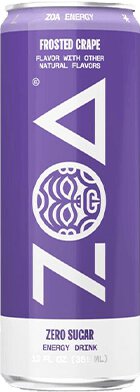 Zoa Frosted Grape Zero Sugar Energy Drink
