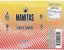 Mamitas Hard Seltzer Tequila Sunrise