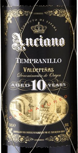 Anciano Tempranillo Year