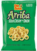 Arriba Sour Cream And Onion Flavored Rings