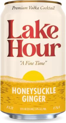Lake Hour Honeysuckle Ginger Vodka Cocktail