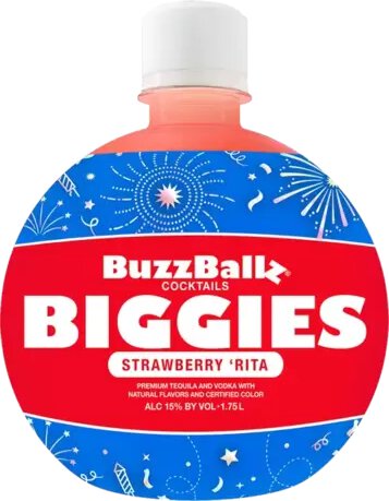 Buzzballz Strawberry Rita Independence Day Edition