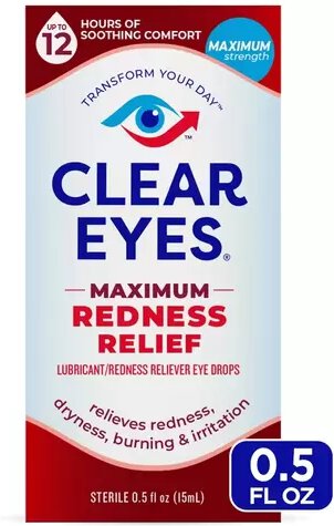 Clear Eyes Handy Pocket Pal Redness Relief Eye Drops