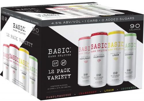 Basic Hard Seltzer Variety Pack