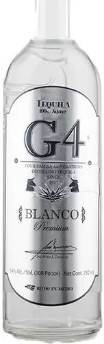 G4 108 Blanco Tequila