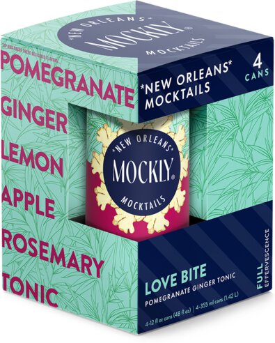 Mockly Love Bite Pomegranate Ginger Tonic Non Alc
