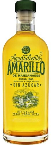 Aguardiente Amarillo De Manzanares Sin Azucar