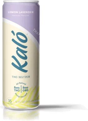 Kalo Thc Lemon Lavender 5mg Thc & 5mg Cbd Seltzer Non Alcoholic