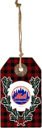 New York Mets Gift Tag Ornament