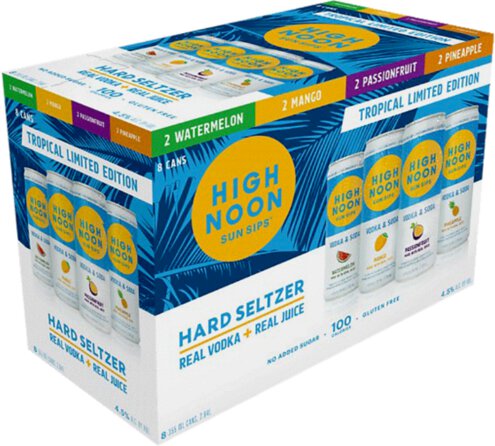 High Noon Tropical Variety 8pk 12oz Cans