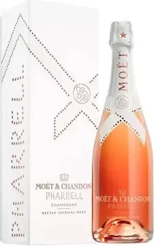 MOET NECTAR IMPERIAL ROSE PHARRELL WILLIAMS LIMITED EDITION