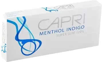 Capri 100 Menthol Indigo Lights Blue