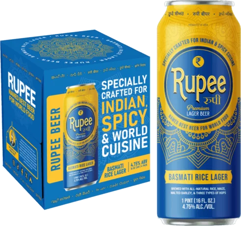 Rupee Lager Beer 4pk