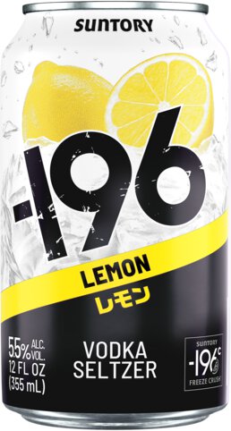 196 Zero Sugar Vodka Lemon Can