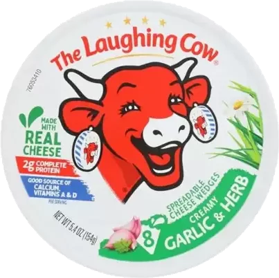 The Laughing Cow Garlic And Herb Wedge