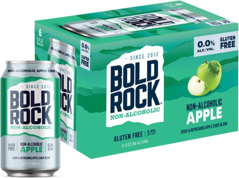 Bold Rock Non Alc Apple Cider 6pk