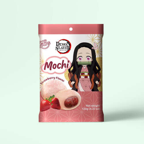 Any Yums Demon Slayer Mochi Strawberry