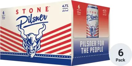 Stone Pilsner 4/6/12oz Can