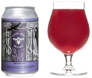 Clear Skies Nevermore Blackcurrant Mead