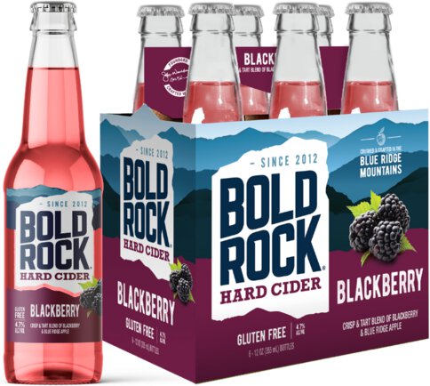 Bold Rock Hard Cider Blackberry 6pk Cans