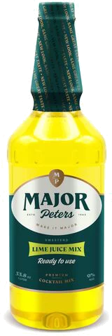 Major Peters Sweetened Lime Juice West India Style