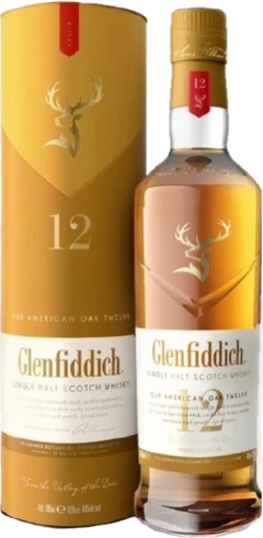 Glenfiddich 12 Year American Oak Single Malt Scotch Whisky