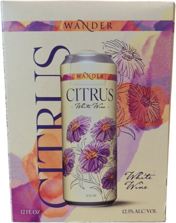 Brookeville Farm Wander Wines Citrus 12oz 4pk Cans
