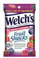 Welchs Fruit Snacks Berries N Cherries