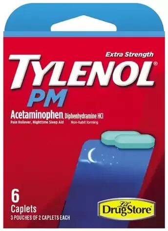 Tylenol Pm 6 Caplet