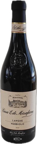 Casa E. di Mirafiore, Langhe Nebbiolo '21-Italy, Piemonte -ORGANIC-
