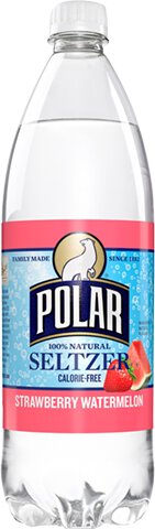 Polar Seltzer Strawberry Watermelon 1 Liter Single