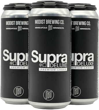 Modist Brewing Supra Deluxe Lager Cans