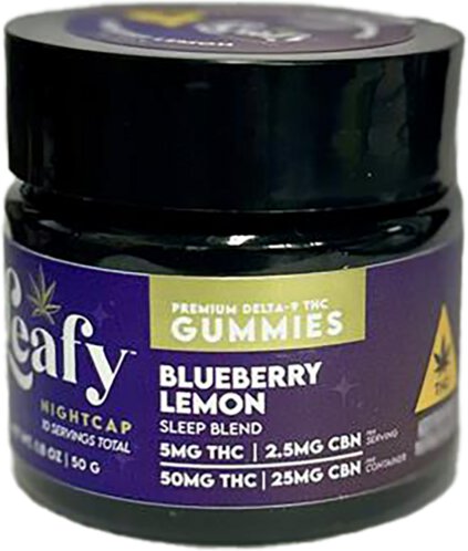 Leafy Blueberry Lemon Gummies 5mg Thc