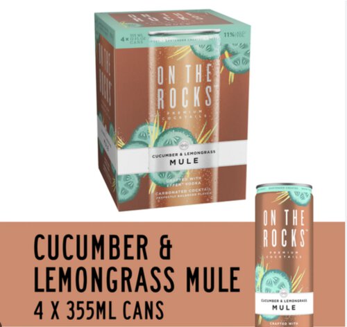 On The Rocks Cucumber Lemongrass Mule