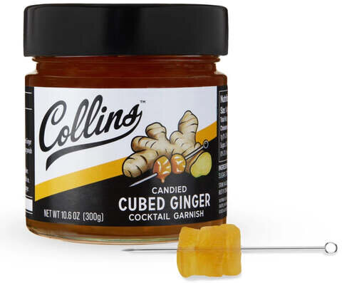 Collins Candied Cubed Ginger In Syrup