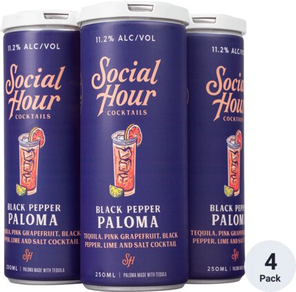 Social Hour Cocktails Black Pepper Paloma