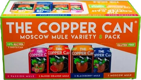 Copper Moscow Mule Variety Pack 8pc