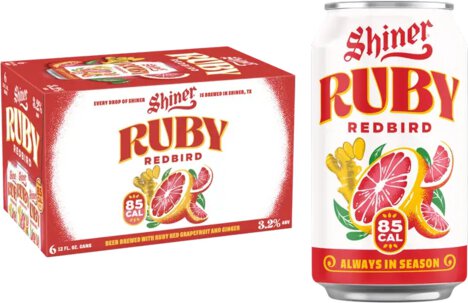 SHINER RUBY REDBIRD CANS