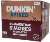 Dunkin Spiked Summertime Smores Iced Latte