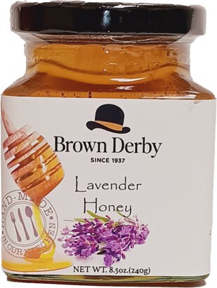 Brown Derby Lavender Infused Wildower Honey